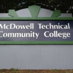 Large internally lit sign visible from I-40. MTCC Main Campus Sign